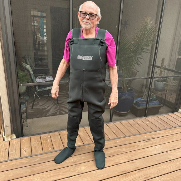 HODGMAN Men's Neoprene Chest Waders and Fishing Boots - Picture 9 of 16